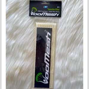 NWT VOOMX Lacrosse- Voomesh 2.0 Semi-Hard White Wax Mesh